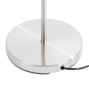 Svítidlo Nino Leuchten nikl matný/přírodní kov/textil