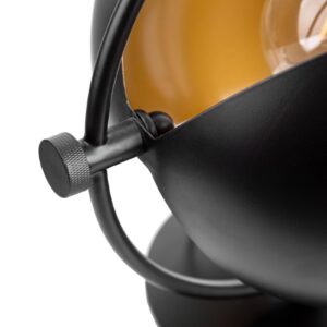 Svítidlo Nino Leuchten černá/zlatá kov