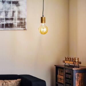 Svítidlo Nino Leuchten hnědá eukalyptové dřevo/kov