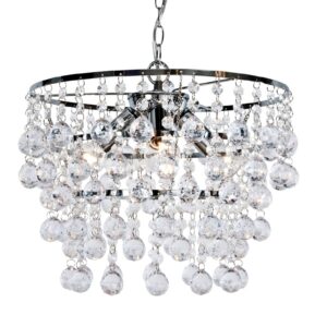 Svítidlo Nino Leuchten chrom/čirá kov/akrylátové sklo