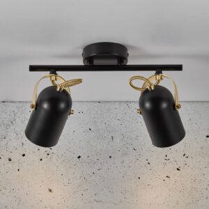 Svítidlo Nordlux černá/mosaz kov/plast