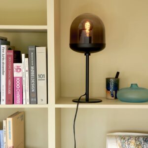 Svítidlo Nordlux černá/transparentní kov/ručně foukané sklo