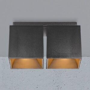 Svítidlo Nordlux matná černá/mosaz hliník/kov