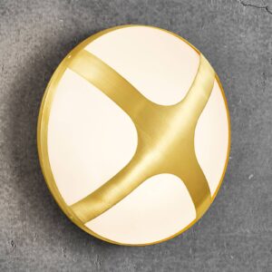 Svítidlo Nordlux mosaz/bílá mosaz/plast