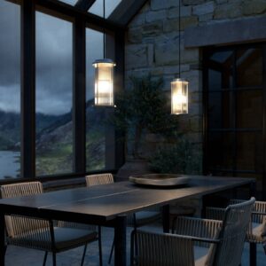 Svítidlo Nordlux zinek/transparentní ocel pozinkovaná/plast