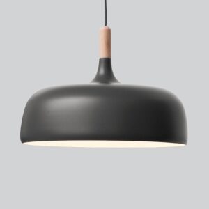 Svítidlo Northern matná šedá hliník/dřevo