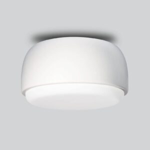 Svítidlo Northern bílá/opálová ocel/sklo