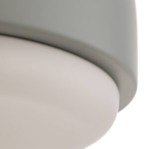 Svítidlo Northern světle modrá/opálová ocel/sklo