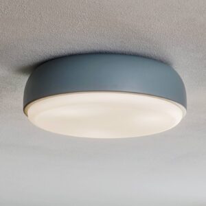 Svítidlo Northern světle modrá/opálová ocel/sklo