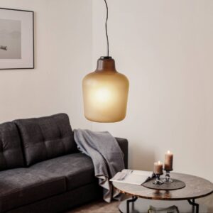 Svítidlo Northern kouřově šedá matná ocel/sklo