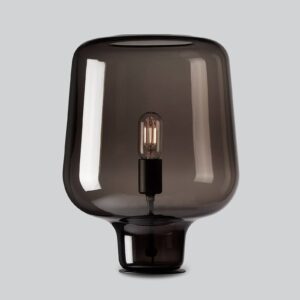 Svítidlo Northern kouřově šedá lesklá ocel/sklo