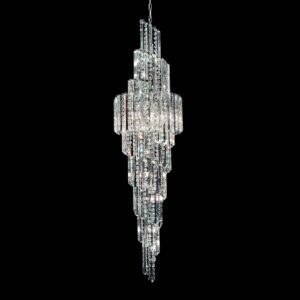 Svítidlo Novaresi čirá/chrom křišťál/kov