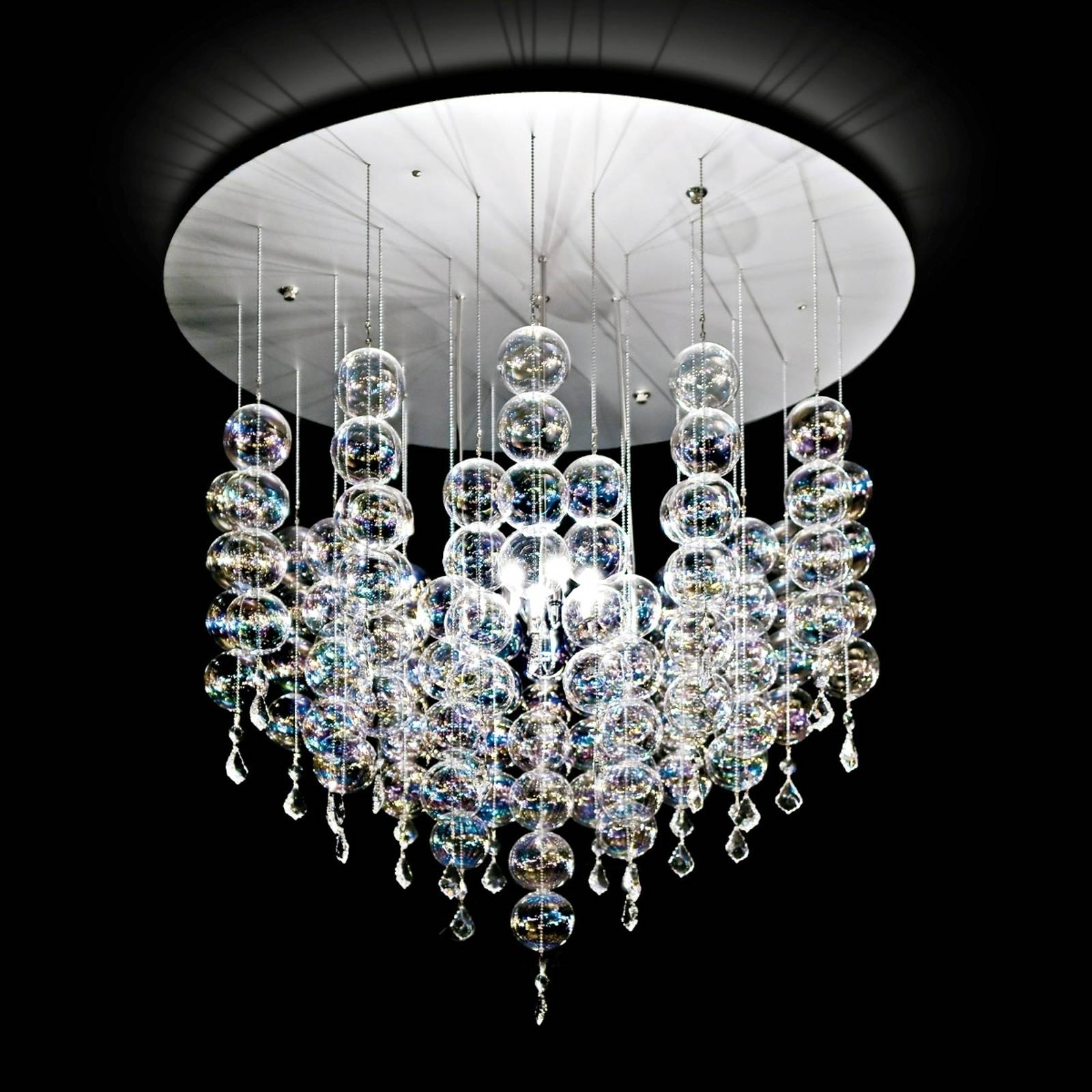 Svítidlo Novaresi čirá/chrom sklo/kov