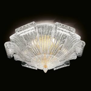 Svítidlo Novaresi průhledná/pozlacená sklo/kov