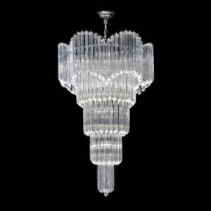 Svítidlo Novaresi čirá/chrom křišťál/kov