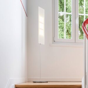 Svítidlo OMLED nerez/bílá satinovaná sklo/hliník/nerezová ocel