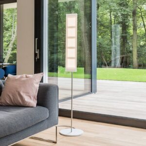 Svítidlo OMLED nerez/bílá satinovaná sklo/hliník/nerezová ocel