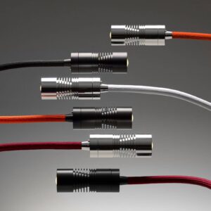 Svítidlo Oligo chrom/červená matná kov/textil/sklo