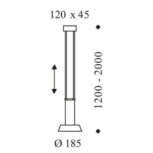 Svítidlo Oligo kašmír kov/akryl