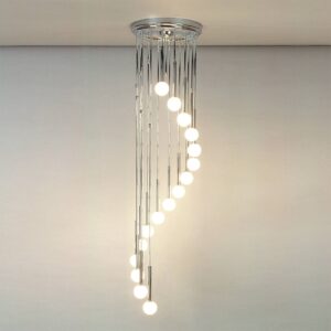 Svítidlo Orion chrom/opálově bílá plná mosaz/sklo