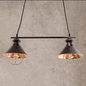 Svítidlo Orion černá měď/lesklá měď kov
