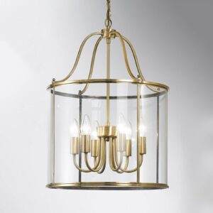 Svítidlo Orion bronzová/čirá kov/sklo