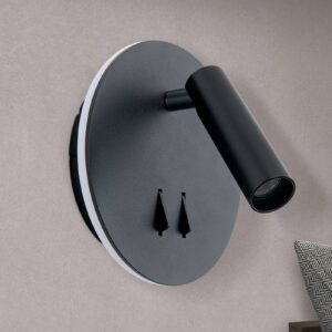 Svítidlo Orion černá hliník/akryl