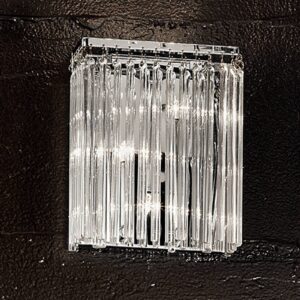 Svítidlo Orion chrom/čirá železo chromované/sklo