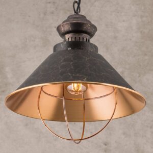 Svítidlo Orion černá měď/lesklá měď kov