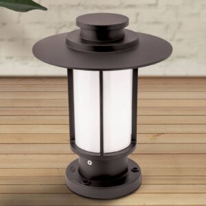 Svítidlo Orion tmavě hnědá/opálová hliníkový odlitek/plast