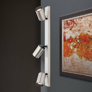 Svítidlo Orion nikl matný satinovaný/černá ocel