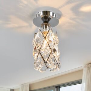 Svítidlo Orion chrom/čirá kov/křišťál