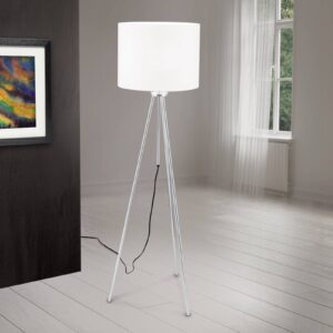 Svítidlo Orion bílý/nikl matný ocel/len