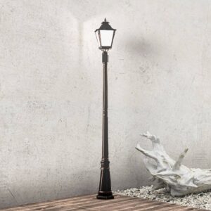 Svítidlo Orion patina/bílá satinovaná hliníkový odlitek/sklo