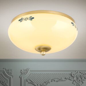 Svítidlo Orion mosaz/šampaňský/modrý ocel/mosaz/sklo