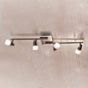 Svítidlo Orion bílá/niklová matná opálové sklo/lakované železo