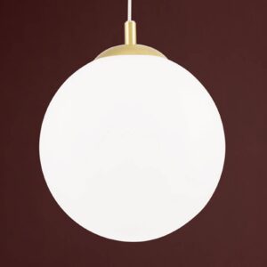 Svítidlo Orion mosaz matná/bílá kov/ocel/sklo