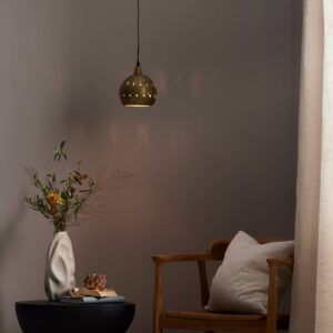 Svítidlo PR Home zlatý kov/plast