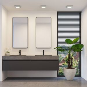 Svítidlo PRIOS stříbrný/bílý polykarbonát/hliník