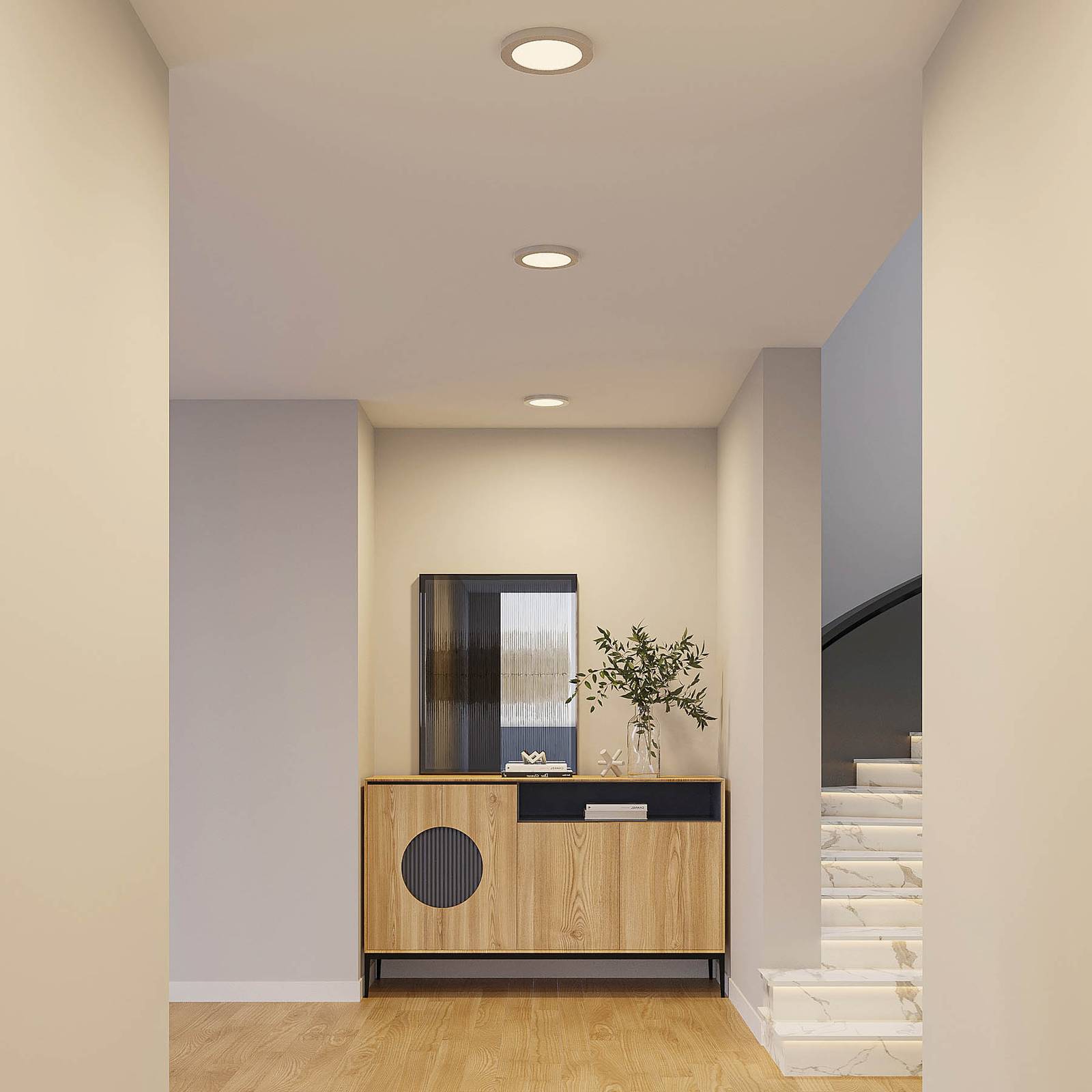 Svítidlo PRIOS bílá polykarbonát/hliník