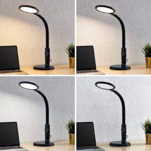 Svítidlo PRIOS černá ABS polykarbonát/hliník