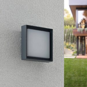 Svítidlo PRIOS tmavě šedá/bílá hliníkový odlitek/plast