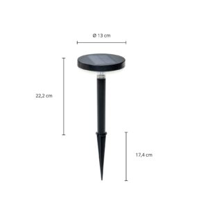 Svítidlo PRIOS černá plast