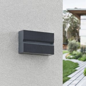 Svítidlo PRIOS tmavě šedý hliníkový tlakový odlitek/sklo