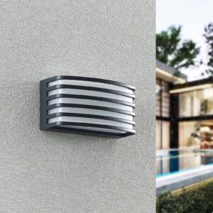 Svítidlo PRIOS tmavě šedá/bílá hliníkový odlitek/plast