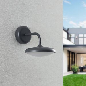 Svítidlo PRIOS tmavě šedá/bílá hliníkový odlitek/plast