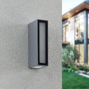 Svítidlo PRIOS tmavě šedý hliníkový tlakový odlitek/sklo