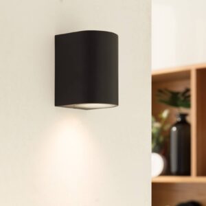 Svítidlo PRIOS černá hliník/sklo