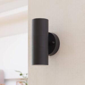 Svítidlo PRIOS tmavě šedý hliník/sklo