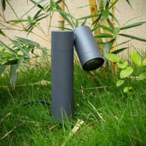 Svítidlo PRIOS tmavě šedý hliník/sklo